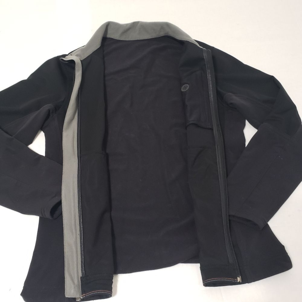Lululemon athletica full zip Jacket Hoodie Men's sz small black - Picture 3 of 11